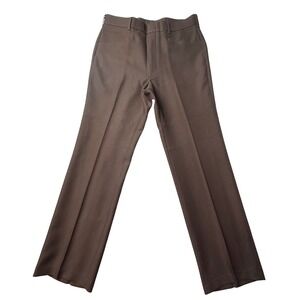 Vintage Levi's Slacks Mens 32x30 Brown Action Slacks Straight Leg 47633-8629 70s